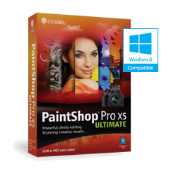 Box art for Corel® PaintShop Pro X5, Copyright © Corel Corporation.